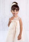 Cala Beaded Lace Satin & Tulle Dress - 