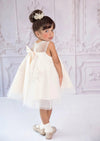 Cala Beaded Lace Satin & Tulle Dress - 