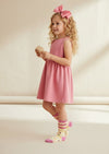 Candy Dot Socks in Pink & Yellow - 