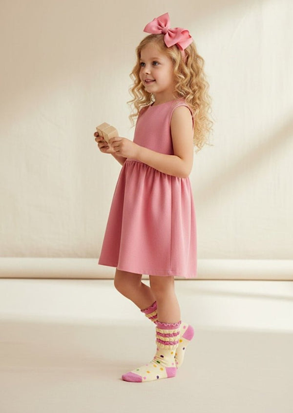 Candy Dot Socks in Pink & Yellow - 