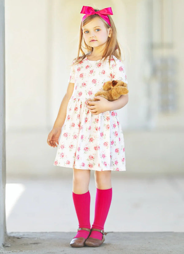 Charlotte Twirl Dress Pink Rose - 