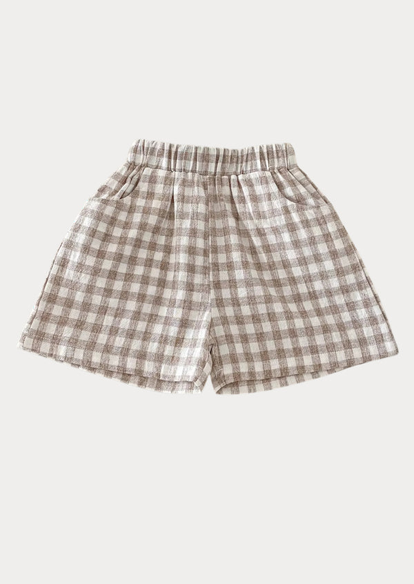 Textured Check Shorts - Sizes 6m to 6 years