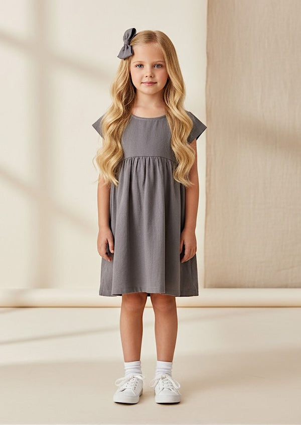 storm grey dress Cecilia Srensen V-Dress Storm GREY M/L / GREY