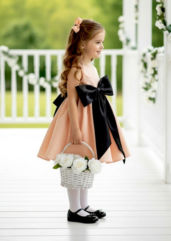 Cove Dress in Peach - 