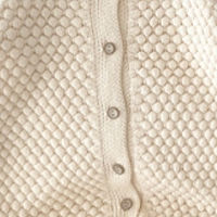 Rowan Bubble Knit Jumpsuit in Cream