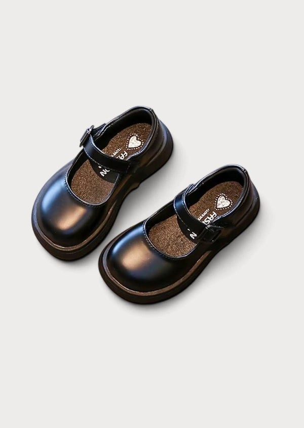 Cupcake Cutie Girls Mary Janes in Black| Girls Flats