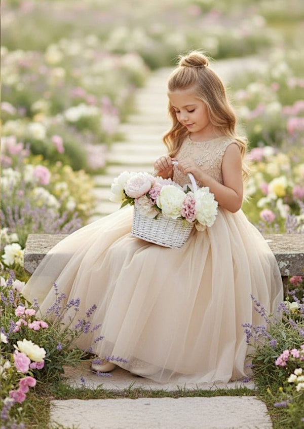 Elora Dress Champagne - 