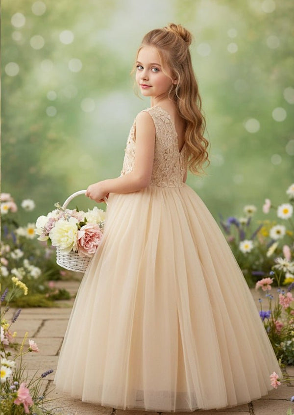 Elora Dress Champagne - 