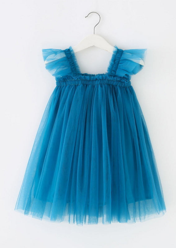 blue tulle dress toddler,  blue tutu dress for baby girl,  blue tulle dress short,  blue tulle birthday dress, little girls blue summer dress, girls dusty blue tulle dress