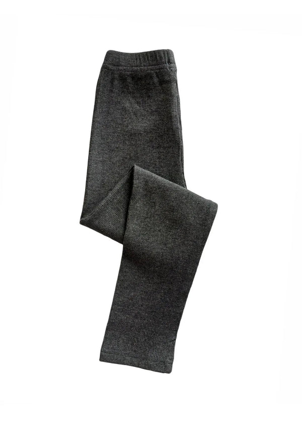 Fine Rib Deep Gray Trousers | Deep Gray - 