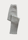 Fine Rib Deep Gray Trousers | Light Gray - 