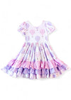 toddler girl birthday dress in lavender