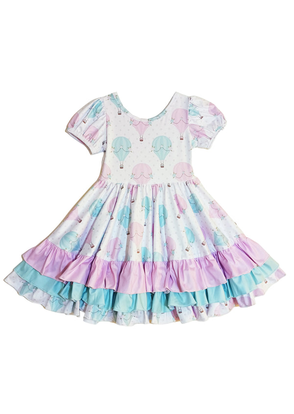 Mint Pink Hot Air Balloons Be Charmed Dress