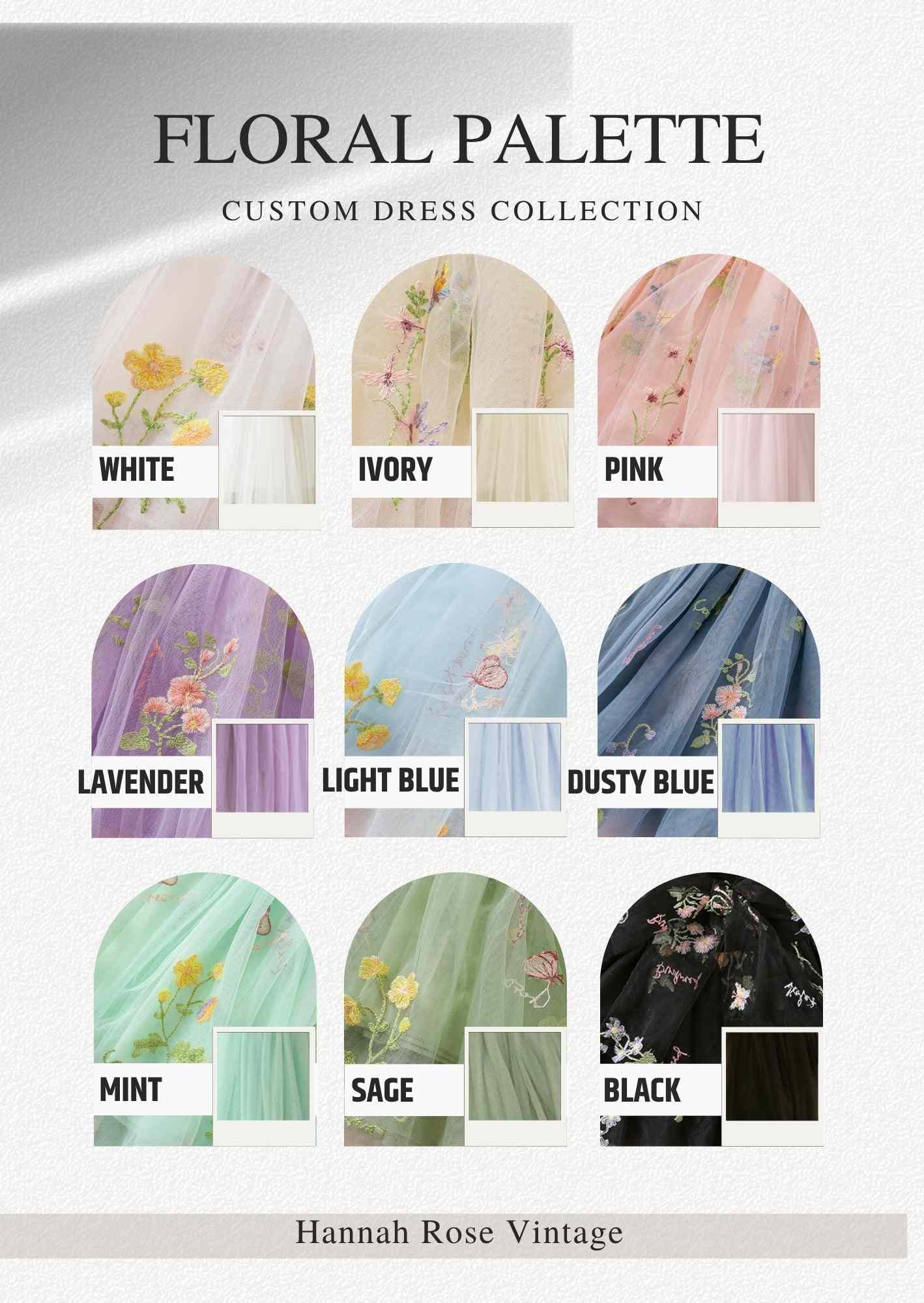 Floral Tulle Flower Girl Dress Sage Short Sleeve - 