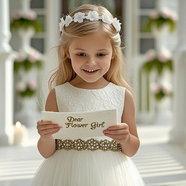 A letter to my flower girl