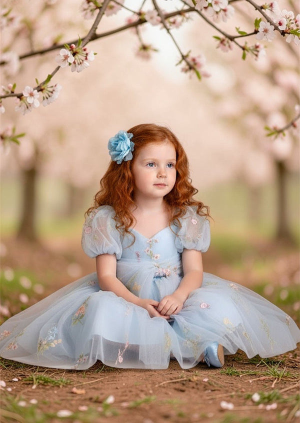 Garden Fairy Dress in Blue - 