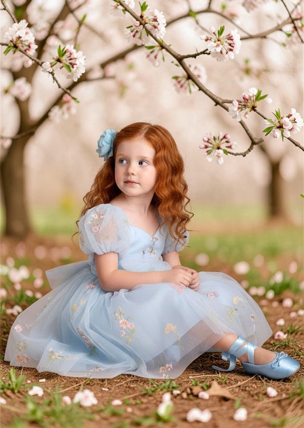 Garden Fairy Dress in Blue - 