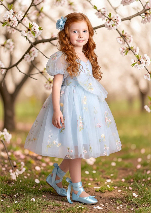 Garden Fairy Dress in Blue - 
