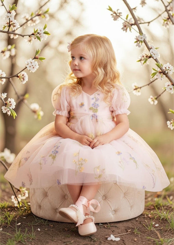 Garden Fairy Dress in Pink - 