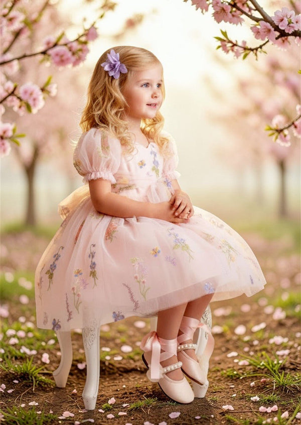 Garden Fairy Dress in Pink - 