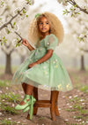 Garden Fairy Dress in Sage Green - 