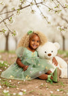 Garden Fairy Dress in Sage Green - 