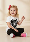 Girl Power Tee Black - 