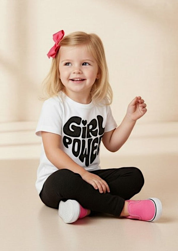 Girl Power Tee Black - 