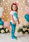 Girl Power Tee Bright Blue - 
