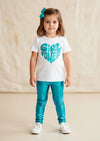 Girl Power Tee Bright Blue - 