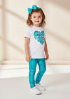 Girl Power Tee Bright Blue - 