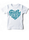Girl Power Tee Bright Blue - 