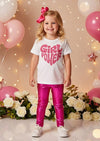 Girl Power Tee Hot Pink - 