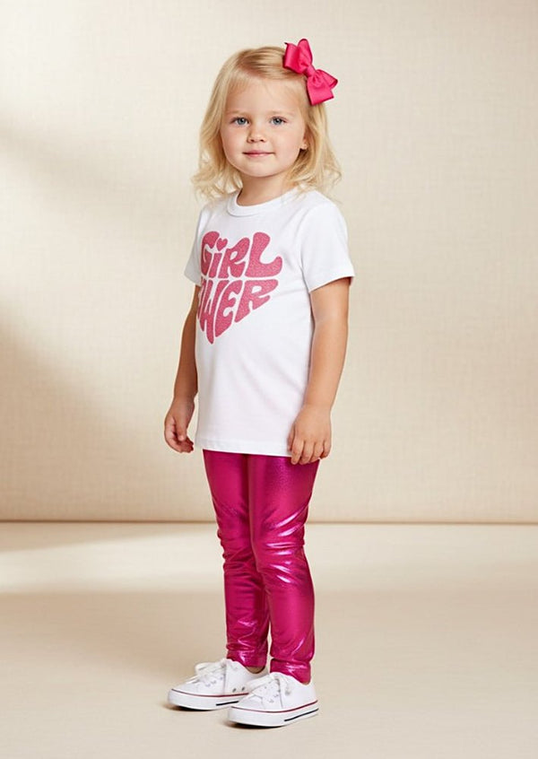 Girl Power Tee Hot Pink - 
