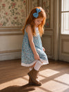 Blue Floral Girls Dress | Girls Fall Dresses