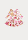 Girls Pink Golden Mouse Twirl Dress - Twirl Dresses