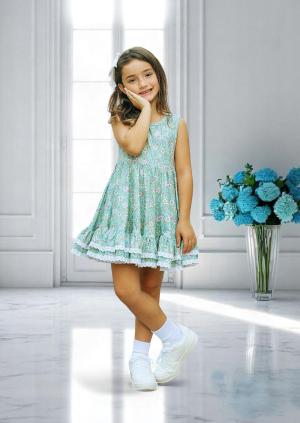 Abigail Dress in Green