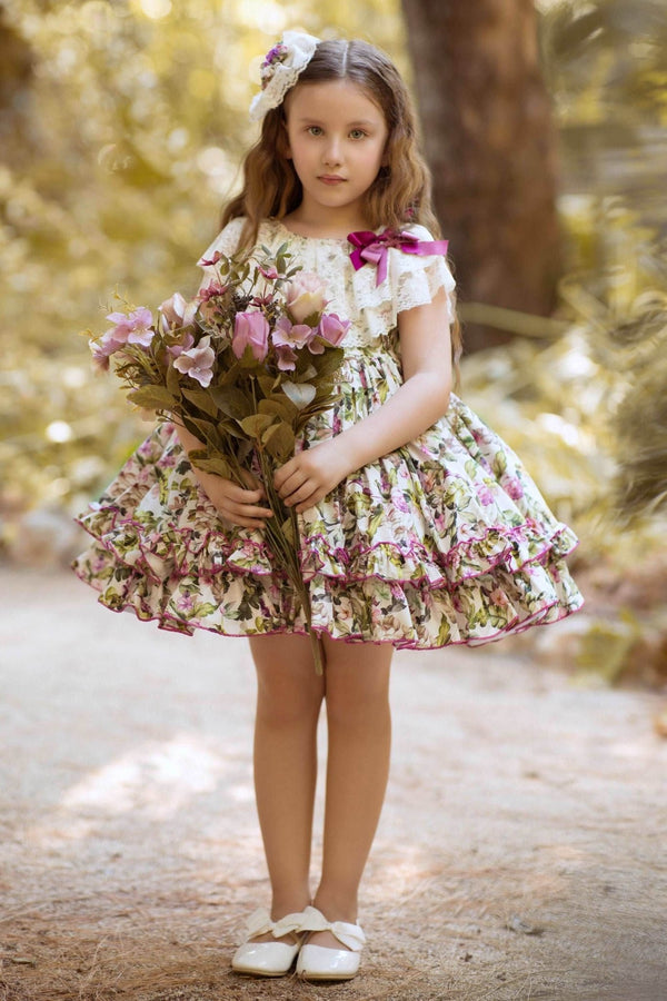Heirloom Rose Girls Dress - 