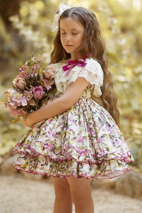 Heirloom Rose Girls Dress - 