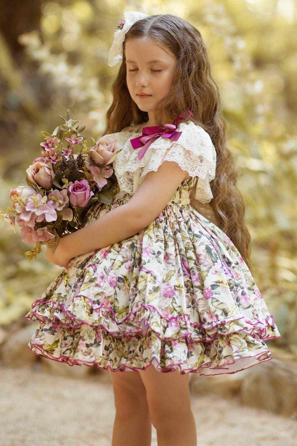 Heirloom Rose Girls Dress