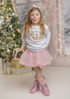 Pink Chiffon Tutu Skirt