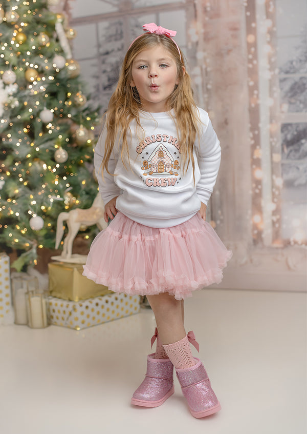 Pink Chiffon Tutu Skirt