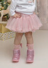 Pink Chiffon Tutu Skirt