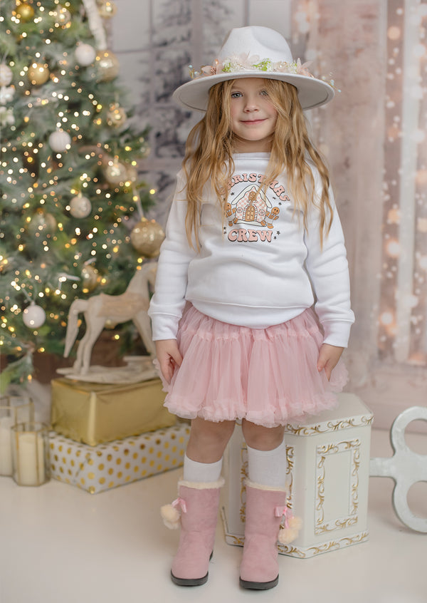 Pink Chiffon Tutu Skirt