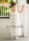 Ivory Lace Flower Girl Dress 