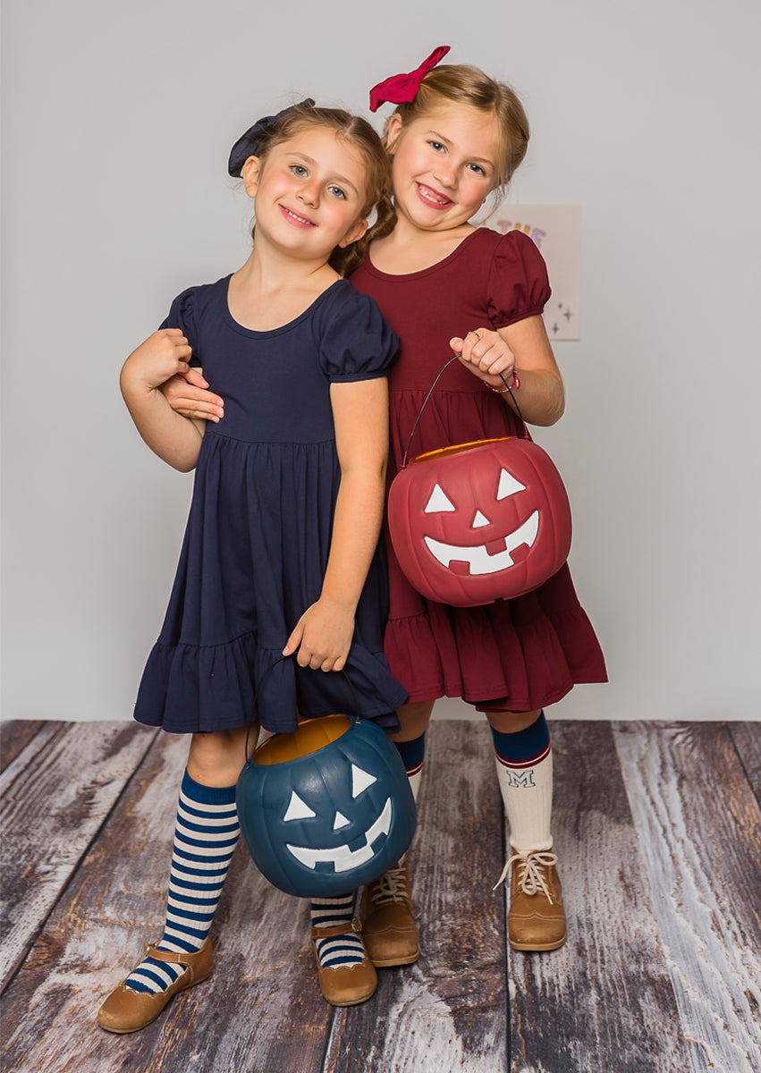 Girls Fall Twirl Dresses