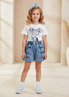 I like to Read Tee in Blue - 