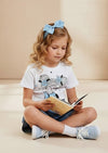 I like to Read Tee in Blue - 