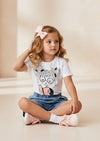 I like to Read Tee in Pink - 