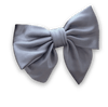 Ivory Satin Flower Girl Hair Bow - 